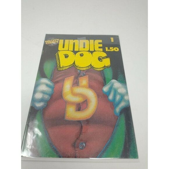 UNDIE DOG #1 (HALLEYS COMIC/1984/SUPERHERO DOG/DAVID GILL/KNOXVILLE TN/1216299) - Picture 1 of 6